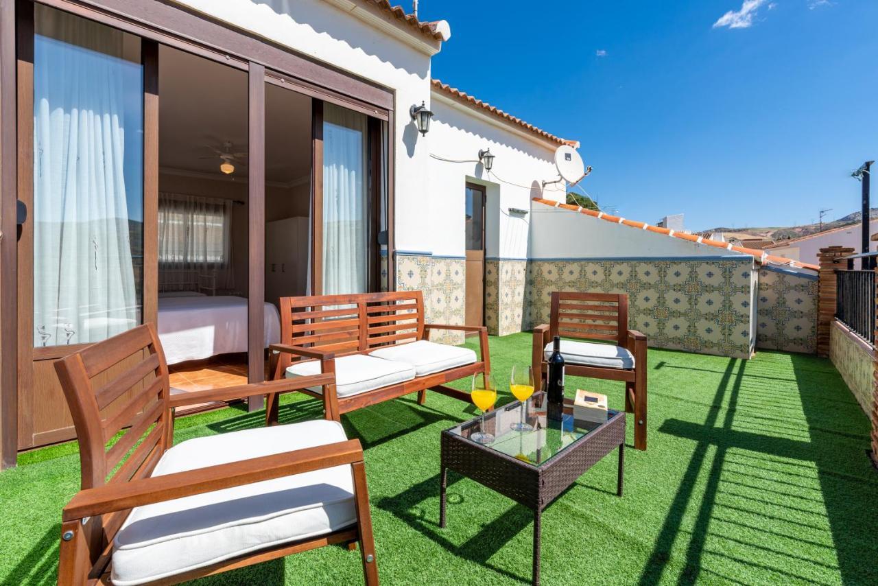 Casa Angelita Caminito Del Rey, Duplex Con Terraza En El Centro De Andalucia Pensionat Valle de Abdalagís Exteriör bild